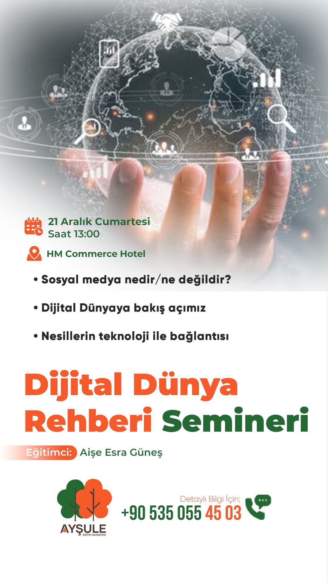 Dijital Dünya Rehberi Semineri