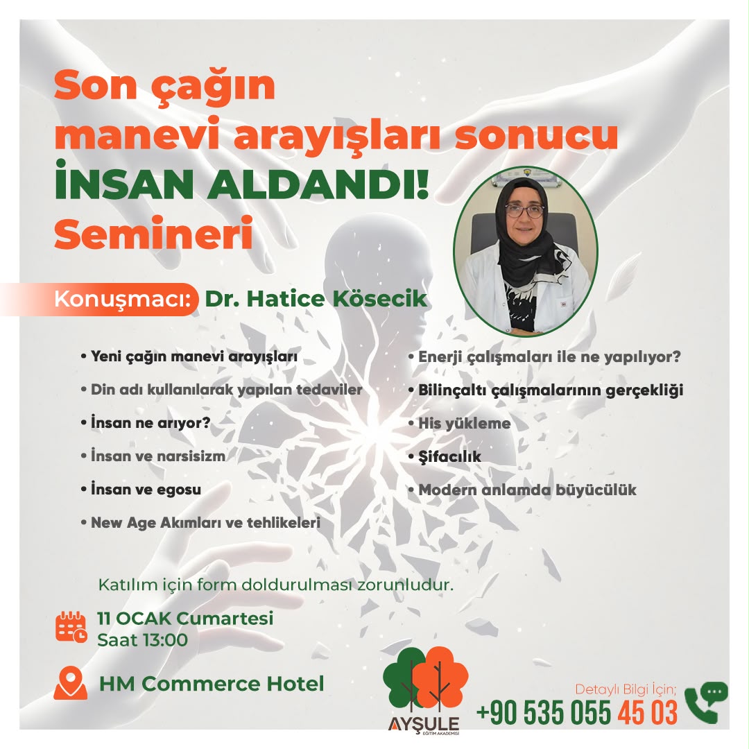 Son Çağın Manevi Arayışları: İnsan Aldandı!